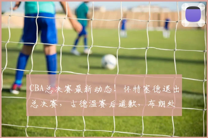 CBA总决赛最新动态!怀特塞德退出总决赛,古德温赛后道歉,布朗处罚结果出炉,上海男篮主场被罚